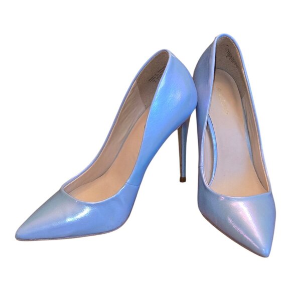 ALDO Stressy Powder Blue Iridescent Stiletto sz 6 - Picture 3 of 11